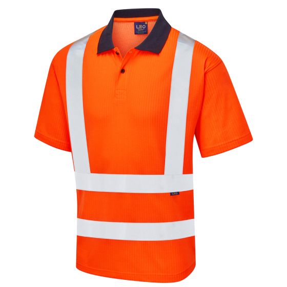 Leo Croyde ISO 20471 Class 2 Comfort EcoViz®PB Polo Shirt